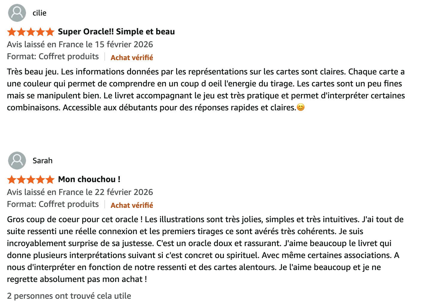 avis oracle garance